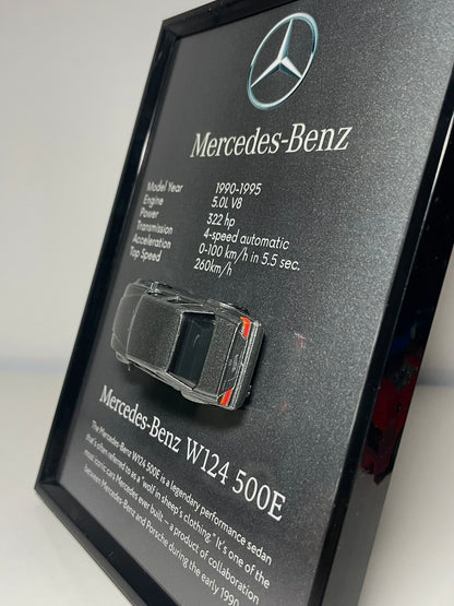 Mercedes-Benz W124 500E Model w Ramce – widok z góry
